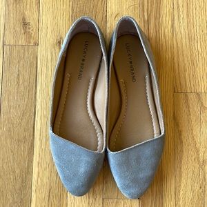 Gray suede flats - Lucky Brand